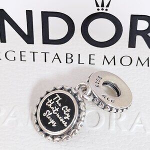 Pandora New York City Highlights Dangle Charm The City that never Sleeps, Silver